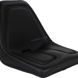 High Back Black Vinyl Tractor Seat - Should Replace B1TM333BL N77508