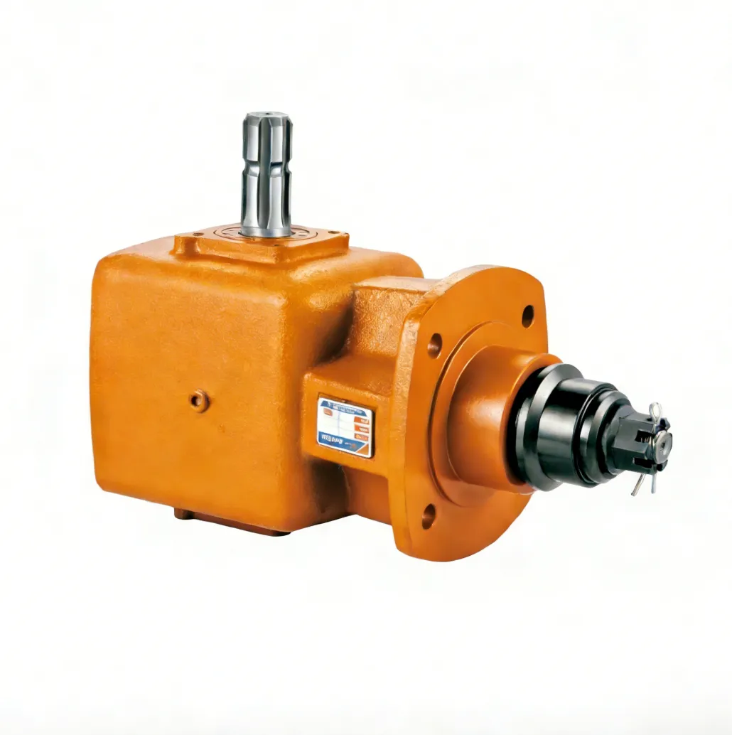 agricultural implement gearbox PTO driven